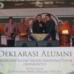 Puncak Reuni MAN 3 Malang, Alumni Deklarasikan Ikatan Alumni MAN BANTU